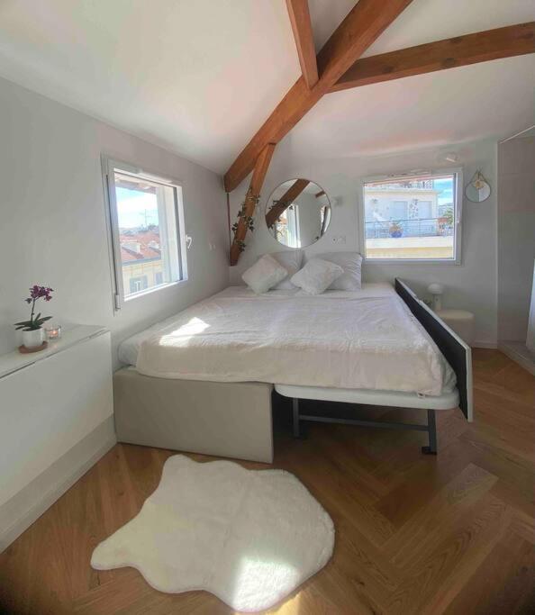 Heart Of Nice-Rooftop Seaside Studio Extérieur photo